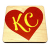 KC Heart Coaster